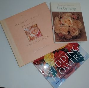 3  Books - Create Your Special Weddings, Creating a Wedding, Wedding Flowers